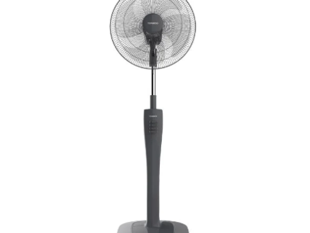 Tornado stand fan 16 inch 4 blades grey or maroon tsf-74 For Cheap