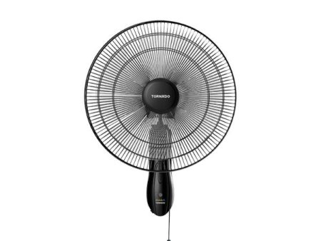 TORNADO Wall Fan 16 Inch 4 Blades Black TWF-16 For Cheap