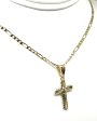 Gold Plated Classic Cross Jesus Crucifix 24  Chain Cruz Crucifijo 24  Online now