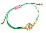 Gold Plated Colorful Virgin Mary Bracelet Virgen De Guadalupe Pulsera 8  Adjustable Sale