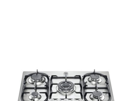 La Germania 90cm gas hob 5 burners, central triple ring Online Sale