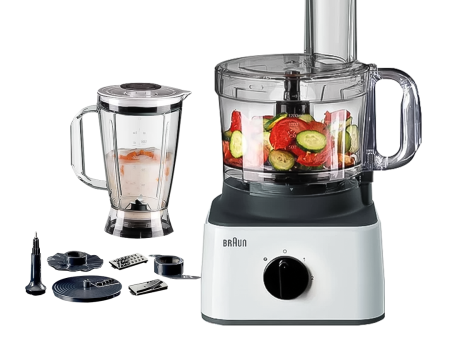 Braun, Food Processor 8 In 1 800W 2.1L White Online Hot Sale