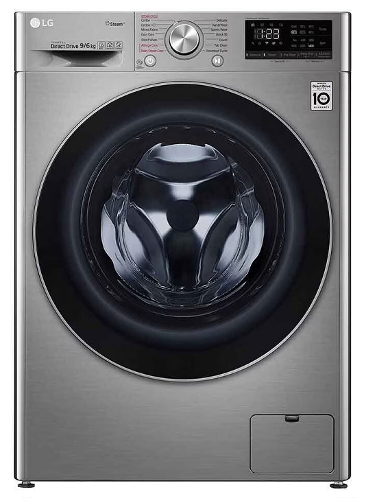 LG  Front Load Washer Dryer Vivace 9 Kg Silver 1400 Rpm - WDV5149SR Discount