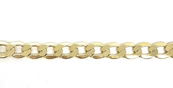 10k Solid Gold Yellow Cuban Link ID Brracelet 8.5 inch length 6.5mm Width (Free Engraving, Email us name!) For Cheap