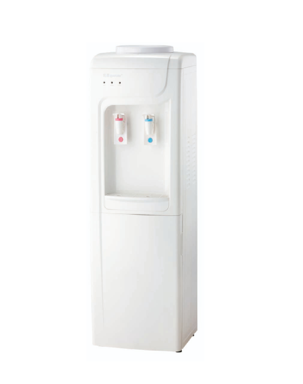 QueenChef White Water Dispenser with 2 Taps Online now