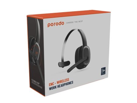 Porodo ENC Wireless Work Headphone - Black Sale