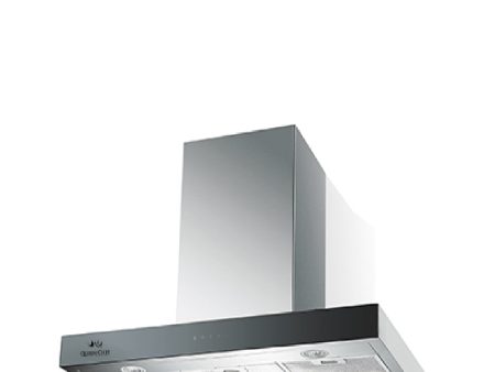 Queenchef Island Hood Metal Stainless Steel 90 Cm Cheap