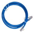 CAT5e Network Ethernet Patch Cord Bootless, RJ45, Stranded, 350 MHz, UTP, Pure Bare Copper Wire, 24 AWG, Ethernet Patch Cable, Blue Online Hot Sale