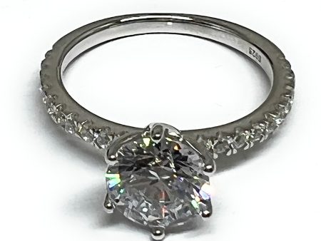 .925 Silver 1.5 Carat CZ Ring (FCS 39) Fashion