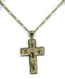 10k Solid Gold 2-Tone 5 Way Pendant Necklace Virrgin Mary, Sann Bennito, St. Michael, Saan Judas, Nino Dios Online now