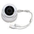 [IPDC-50V2812W] 5MP Full HD True WDR PoE IP Dome Camera 2.8-12mm Lens  WideAngle Lens Onvif IR Night Vision Weatherproof Best for Home Business Security 1 Year Warranty (White) Discount