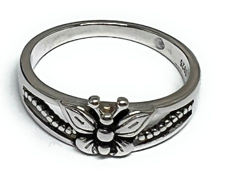 .925 Silver Classic Butterfly Ring (FCS 19) Cheap