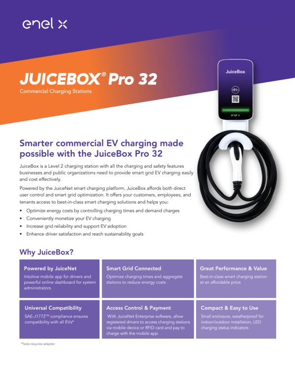 JuiceBox Pro 32 Commercial | Level 2 EV Charger For Sale