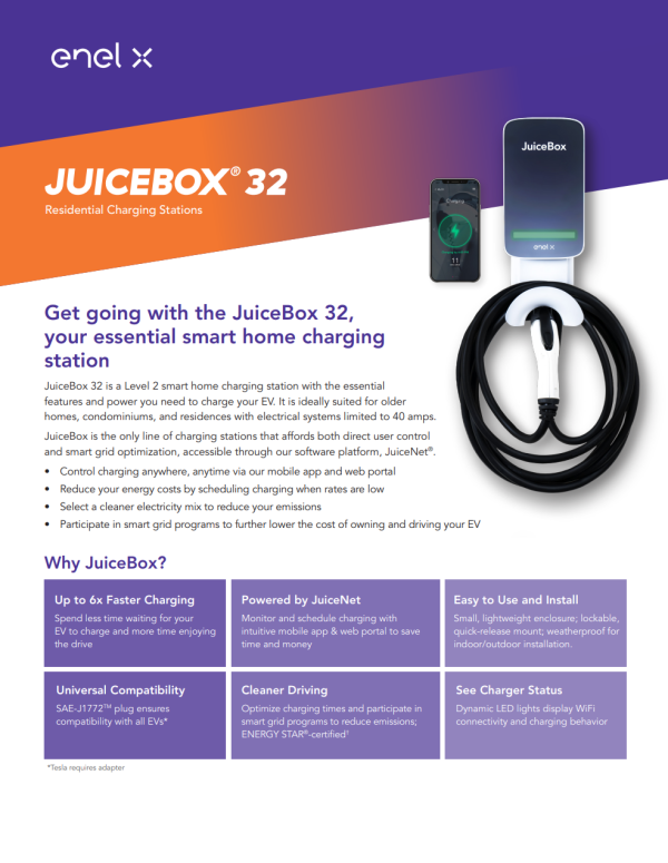 JuiceBox 32 Residential | Level 2 EV Charger Hot on Sale