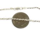 .925 Silver Rope Chain 20,24 inch 2.2mm Width Online Hot Sale