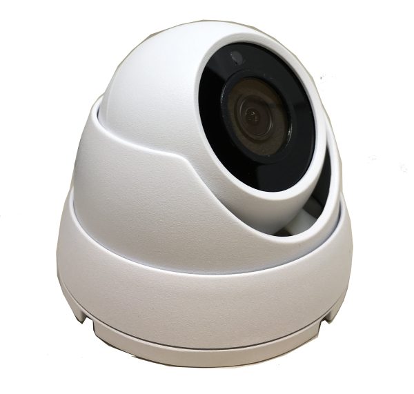 [5FDT-28W] 5 Megapixel 4in1 TVI AHD CVI CVBS(960H) 2.8mm Lens Security Surveillance Dome Camera DWDR IR Cut OSD menu for Indoor Outdoor CCTV Home Office (White) For Discount