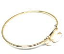 Gold Plated Butterfly CZ Adjustable Bangle Bracelet Online Hot Sale