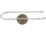 .925 Silver CURB Cuban Link 7-9 inch 4mm width Braccelet Cheap