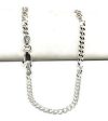 .925 Silver Cuban Link 7-9 inch 3mm width Braccelet For Sale