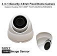 [FDT-36W] 1080P TVI AHD CVI CVBS 3.6mm Fixed Lens SONY STARVIS 2.4 MP Image Sensor IR In Outdoor (White) For Cheap