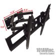 [WM-3065] Full Motion Dual Arm LCD LED TV Wall Mount 23  ~ 65  Tilt Swivel Up to 88 lbs Online