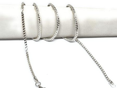 .925 Silver Franco Chain 18-26 inch 2mm Width Cheap