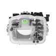 Sony FX30 40M 130FT Underwater camera housing with 6  Glass Flat long port for SONY FE 24-70mm F2.8 GM. Online