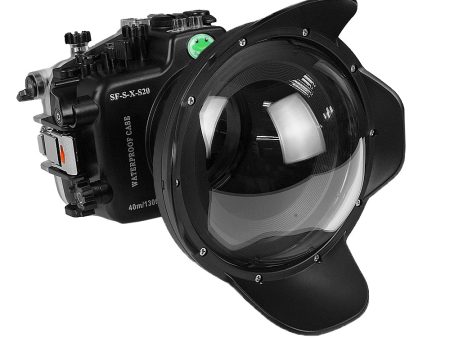 Fujifilm X-S20 40M 130FT Waterproof camera housing with acrylic 6  Dome Port for XF 18-55mm lens. on Sale