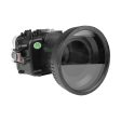 Sony FX30 40M 130FT Underwater camera housing with 6  Glass Flat long port for SONY FE 24-70mm F2.8 GM. Online