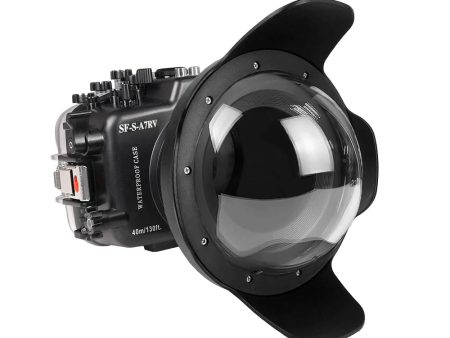 Sony A7R V 40M 130FT Underwater camera housing with 8  Dome port V.8. Sale