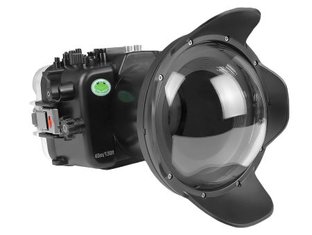 Sony FX30 40M 130FT Underwater camera housing  with 6  Dome port V.2 for FE16-35mm F2.8 GM (zoom gear included). For Cheap