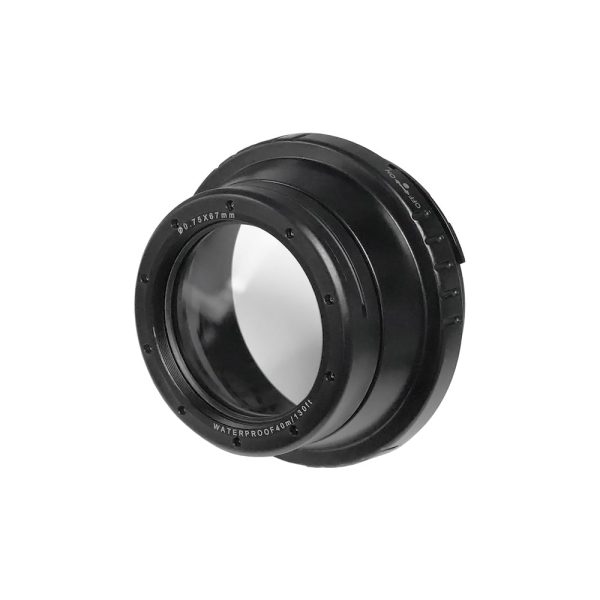 SeaFrogs Optical Glass Flat short port with 67mm thread for Sony FE28-60 F4-5.6 lens (Autofocus only, Zoom gear included) For Sale