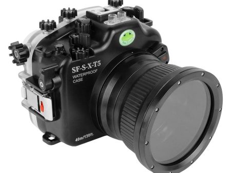 Fujifilm X-T5 40M 130FT Underwater camera housing with glass 4  Flat Port. XF 18-55mm Discount