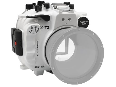 Fujifilm X-T3 40M 130FT Underwater camera housing only body (White) Online Sale