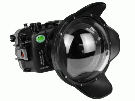 Sony ZV-E1 40M 130FT Underwater camera housing  with 6  Dome port V.1. Online now